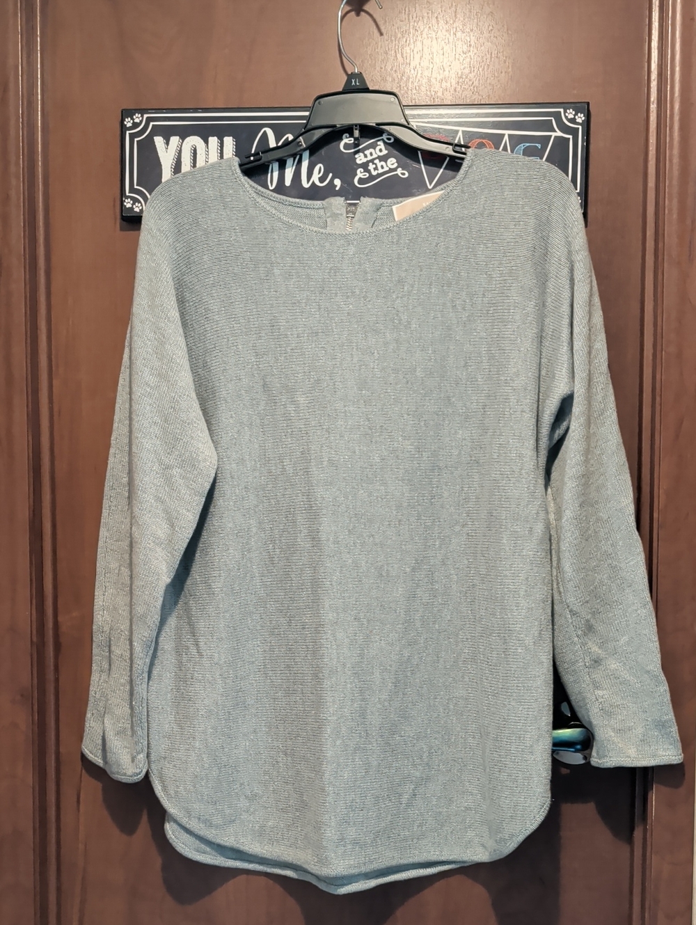 Michael Kors Light Blue Knit Sweater